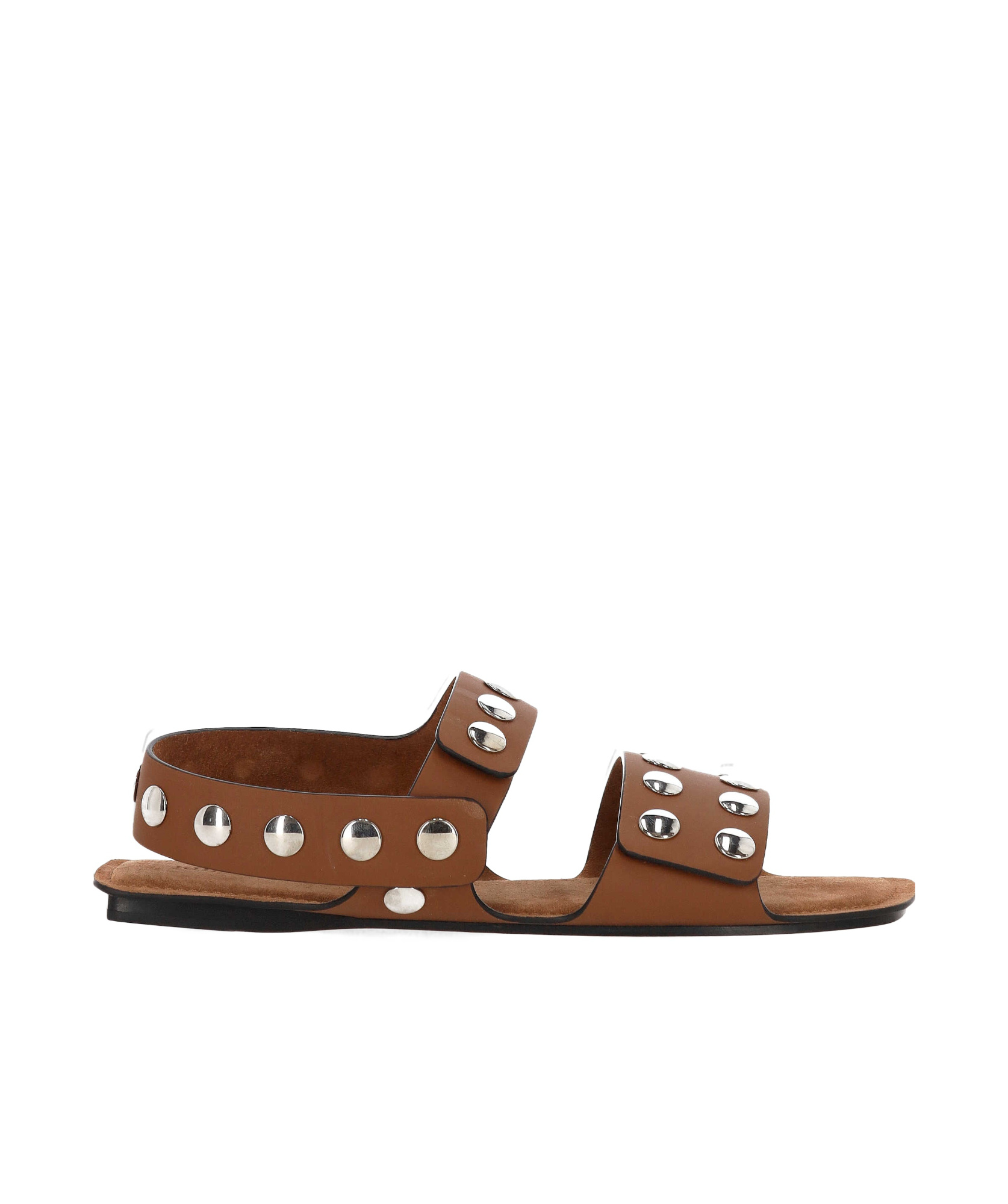 Shop Khaite Boden Flat Sandals In Brown