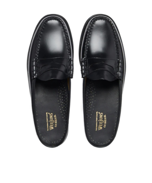G.h. Bass & Co. Larson Penny Loafer Slides In Black