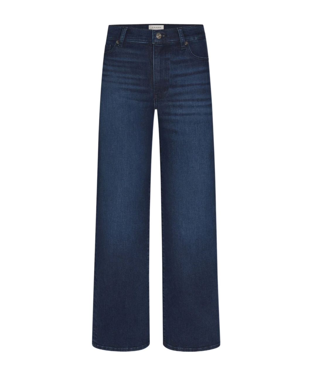 Frame High-waisted Wide-leg Jeans In Multi
