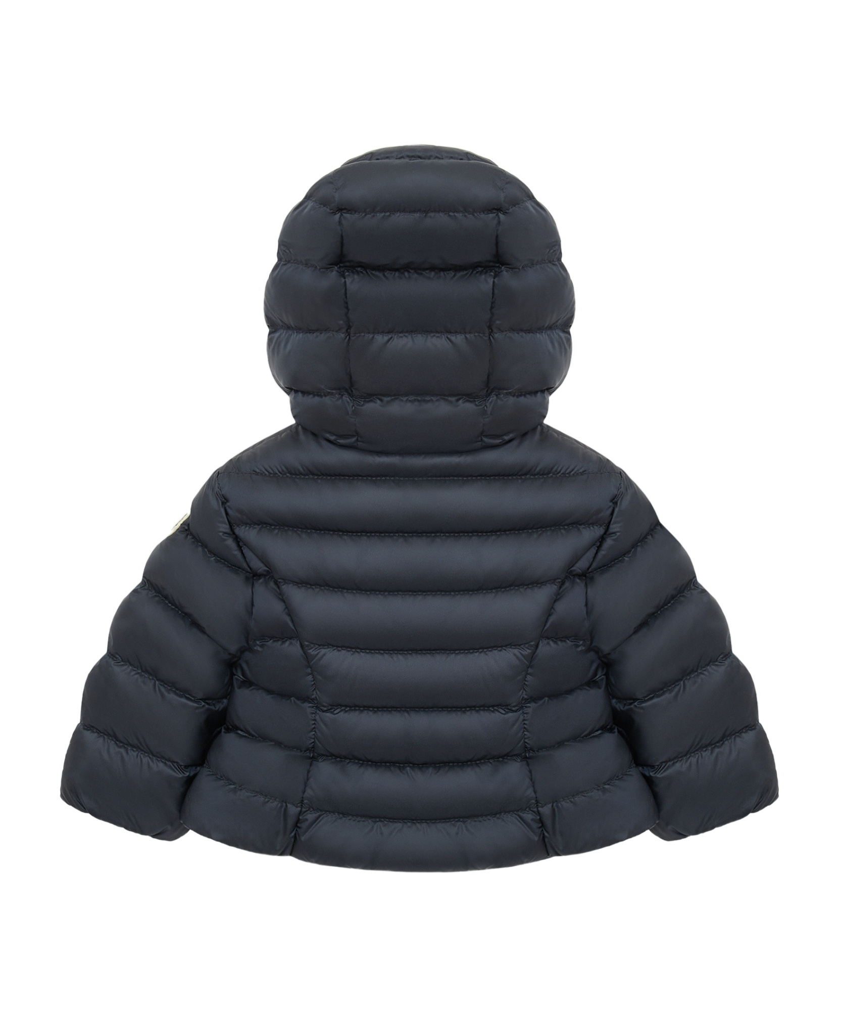 Moncler Hooded Down Jacket In Blue