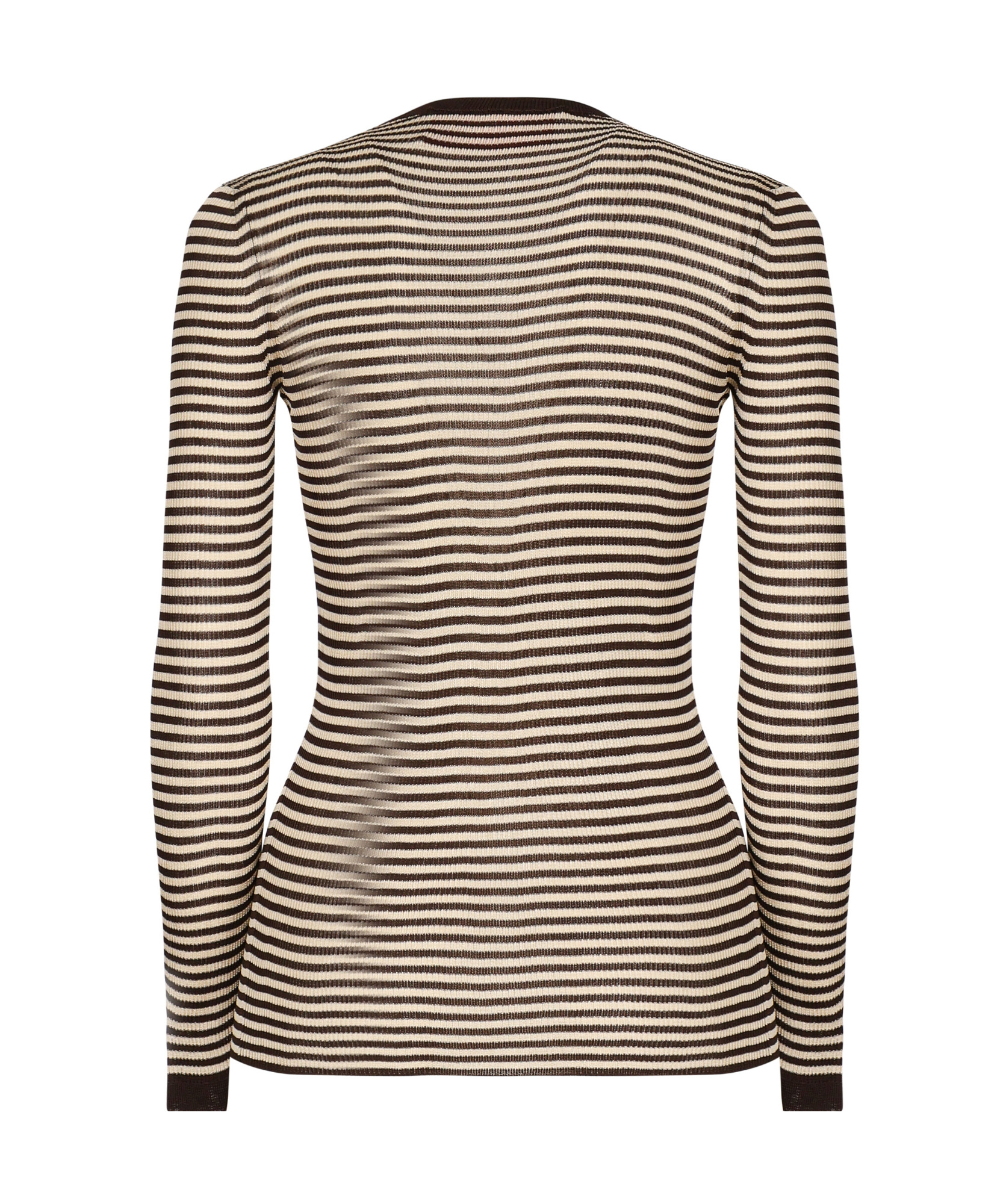 Valentino Long-sleeved Sweater In Nude