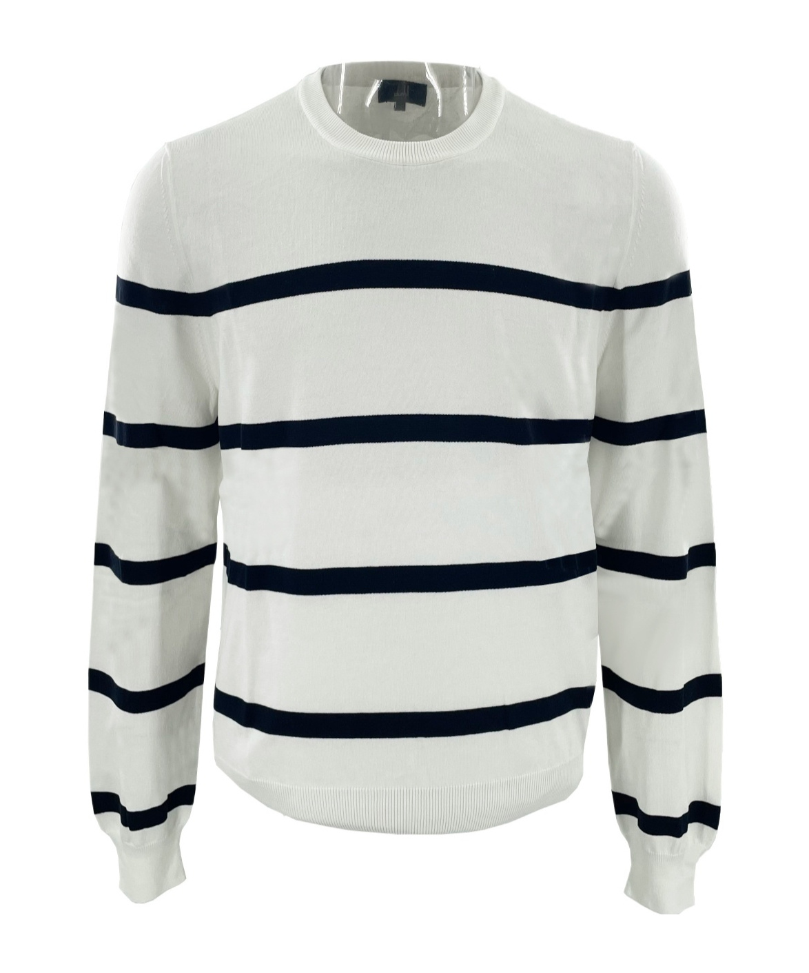 DUNHILL STRIPED LONG-SLEEVED SWEATER