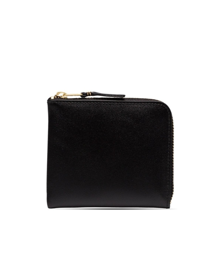 Comme Des Garçons Zipper Wallet In Black