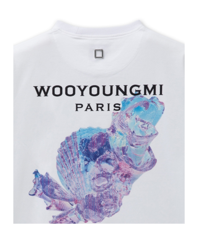 Wooyoungmi Graphic Short-sleeved T-shirt In White