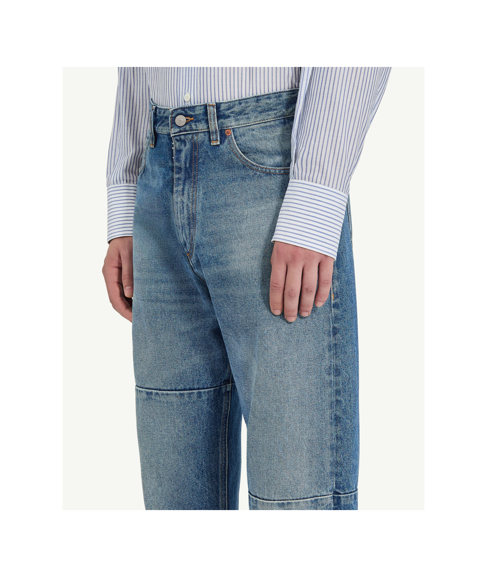 Mm6 Maison Margiela Five-pocket Jeans In Blue