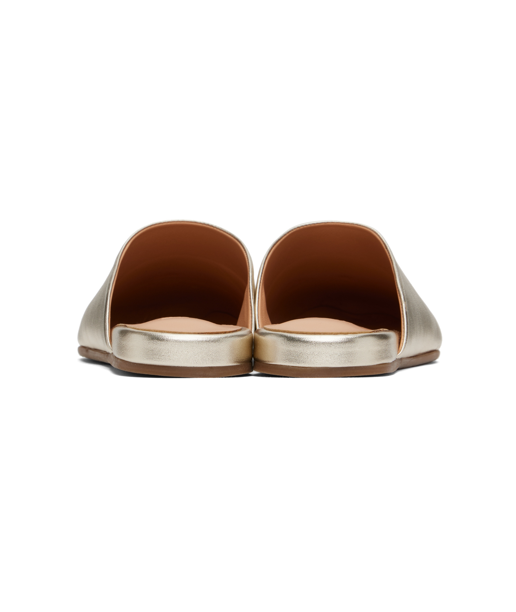 Shop Ancient Greek Sandals Round Toe Mules In Nude