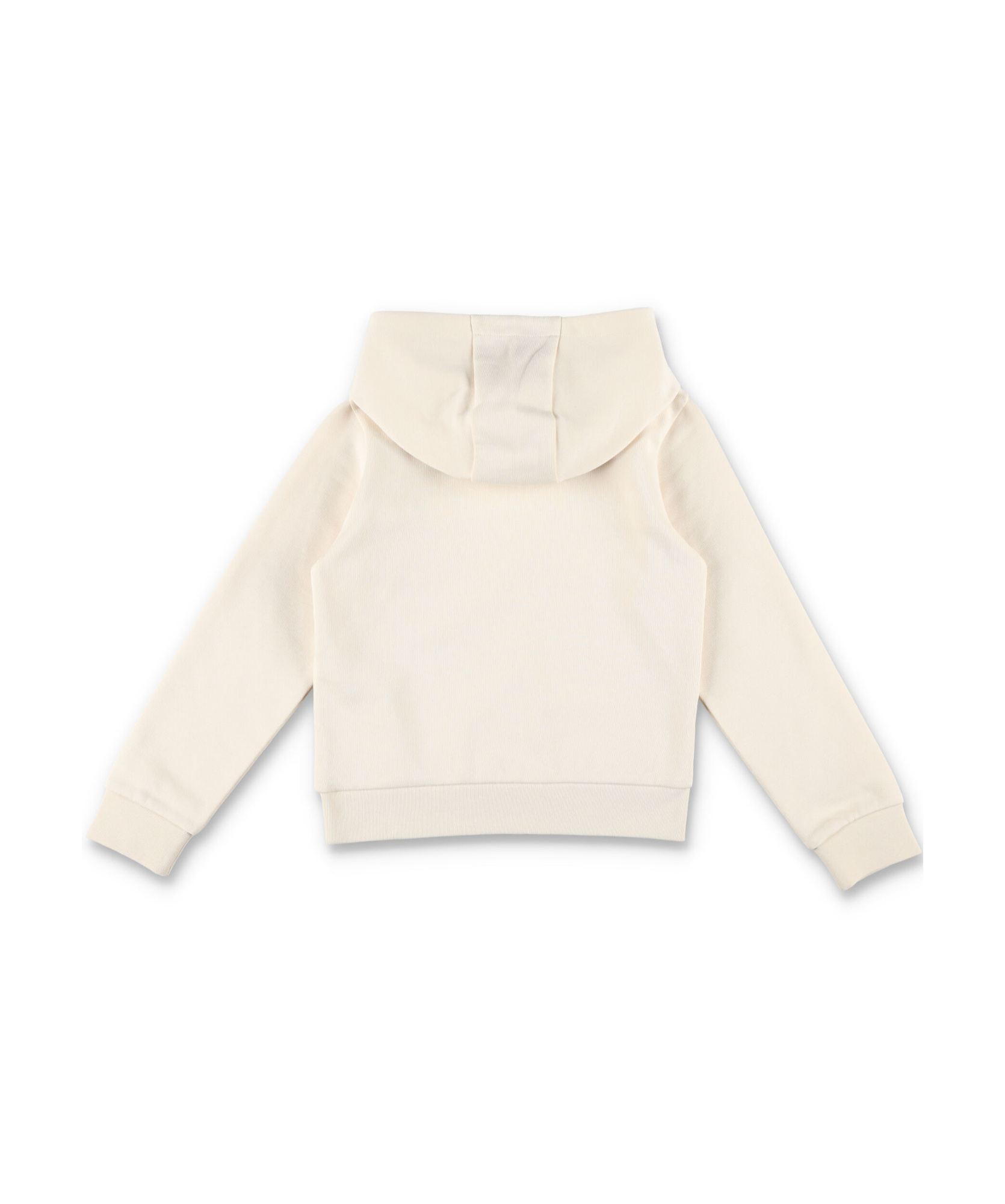 Moncler Enfant Logo Embroidered Hoodie In Nude