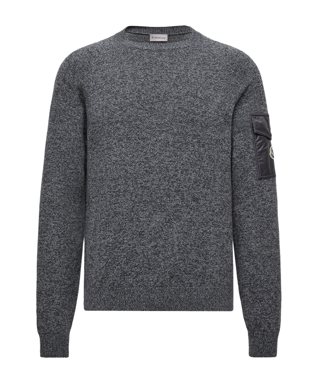 Moncler Wool Cashmere Pocket Sweater In Multi