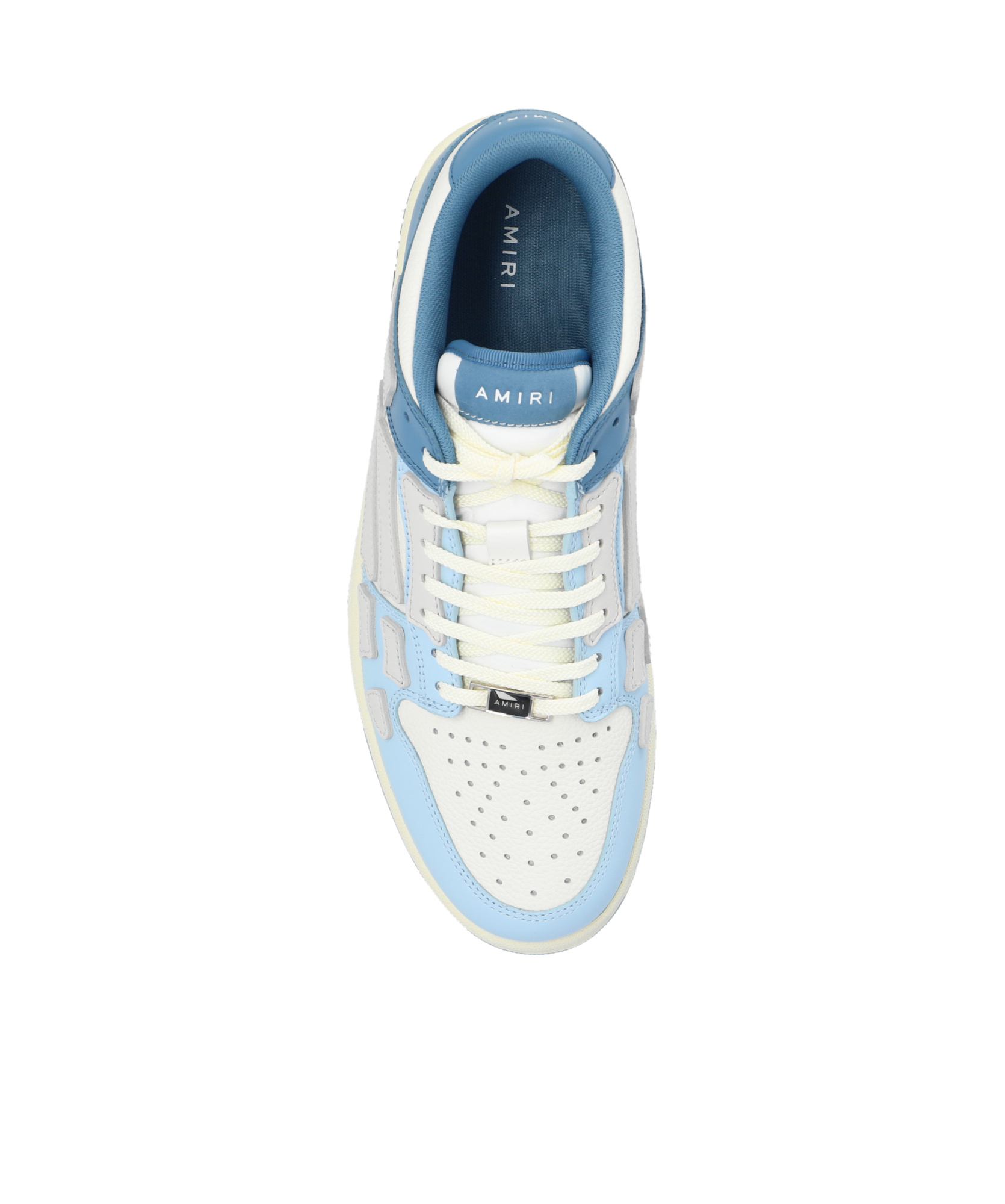 Shop Amiri Skel Top Sneakers In White