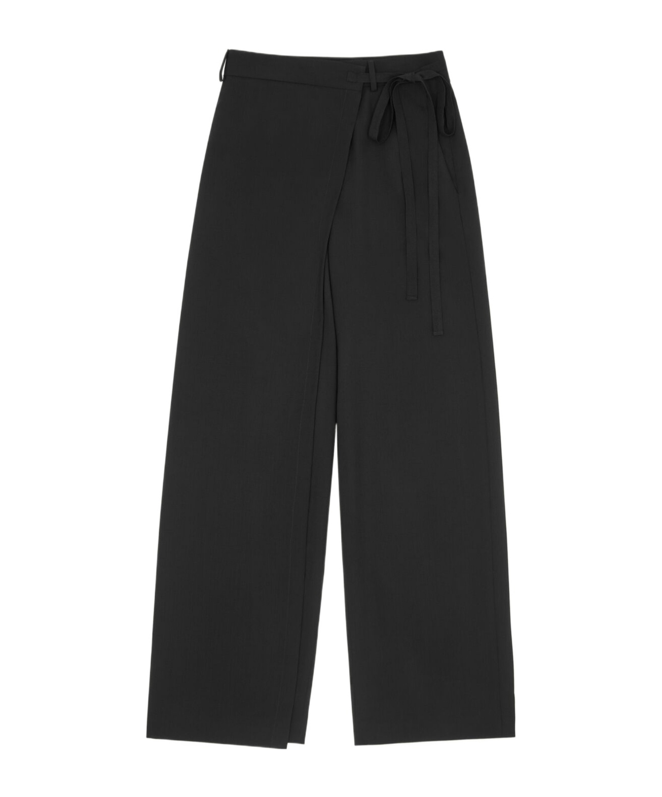 MM6 MAISON MARGIELA SINGLE-STITCH LOGO FLARED TROUSERS