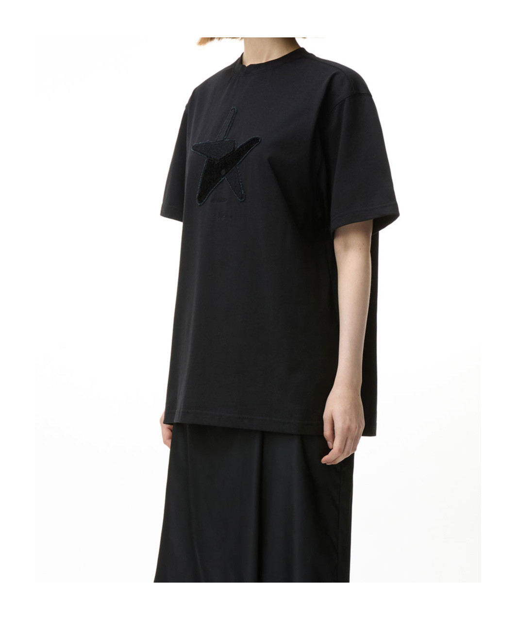 Ader Error Short-sleeved T-shirt In Black