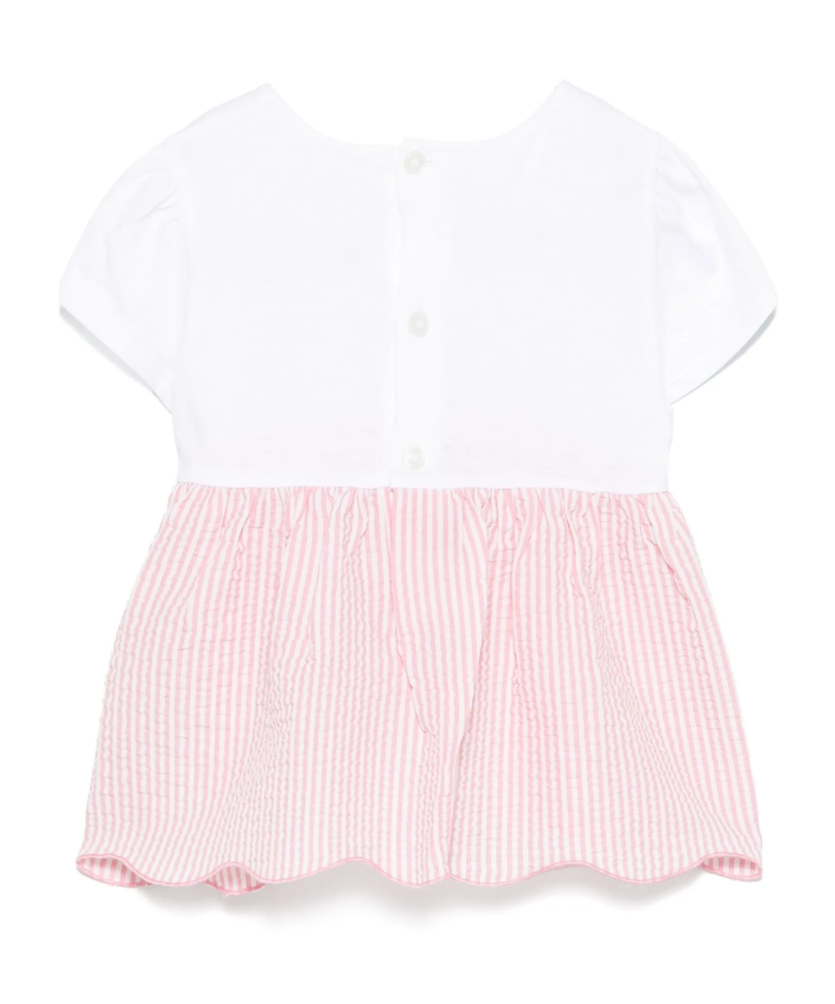 Il Gufo Seersucker Shorts Set In Multi