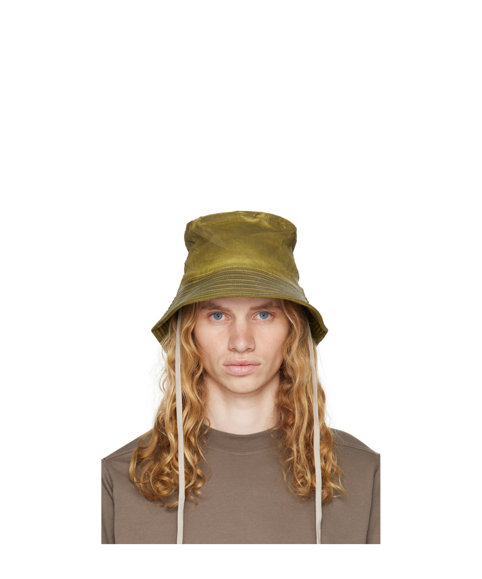 Rick Owens Drkshdw Porterville Fisherman's Hat In Brown