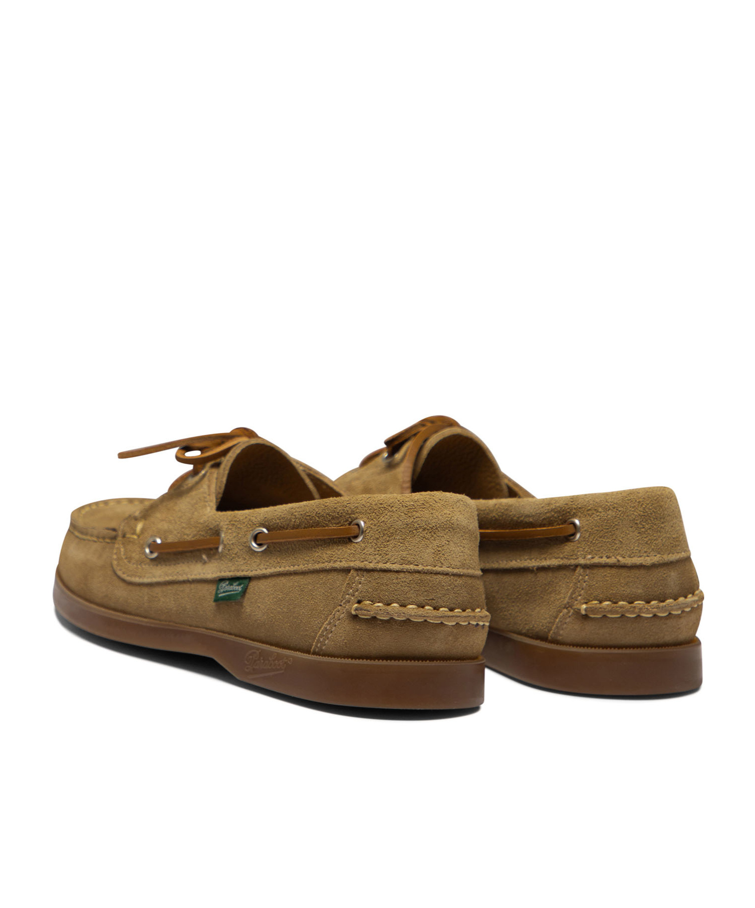 Paraboot Lace-up Almond-toe Loafers In Brown