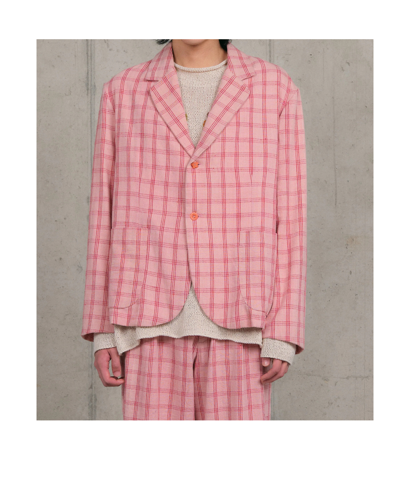 Story Mfg. Lattice Western Cloak In Pink