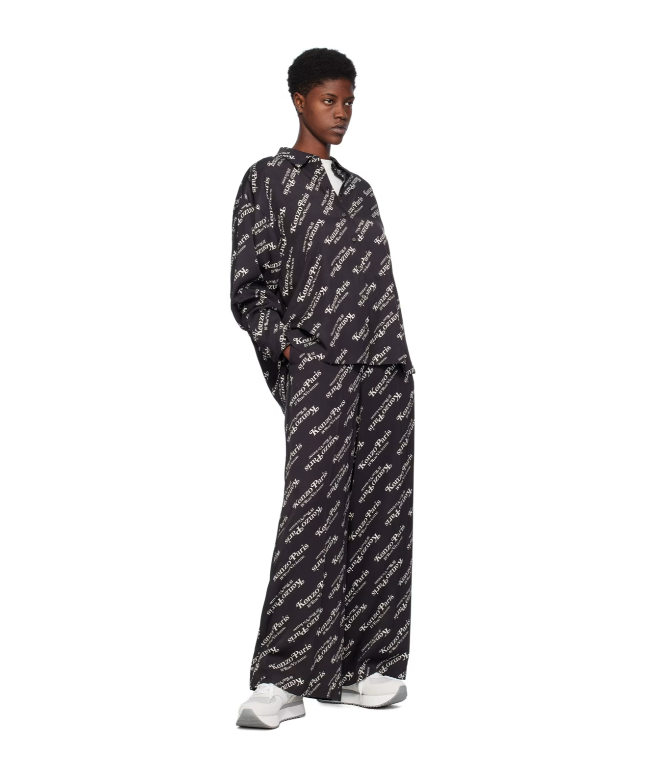 Kenzo X Verdy Joint Logo Sweatpants In Black