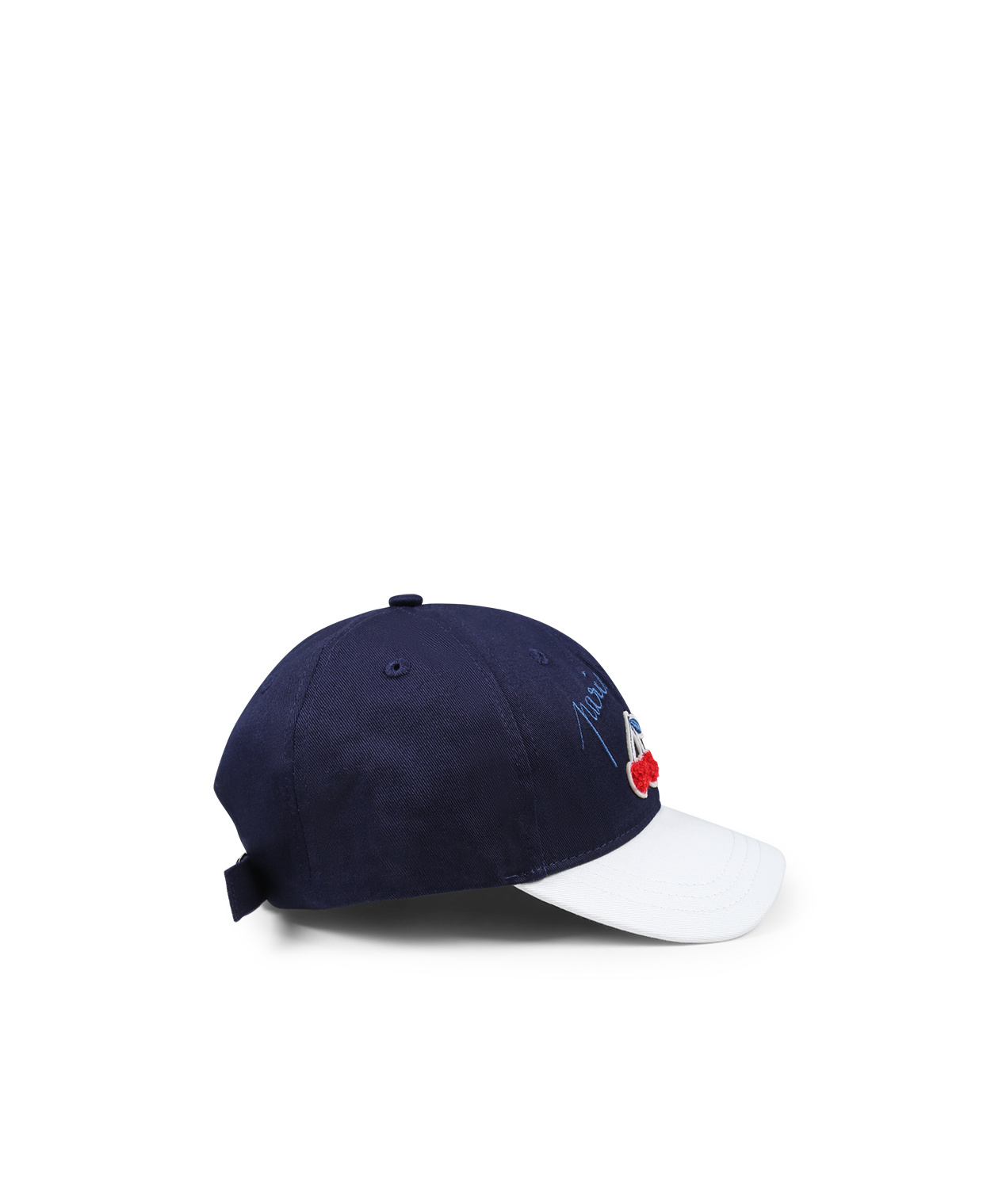 Bonpoint Cherry Patch Embroidered Baseball Cap In Black