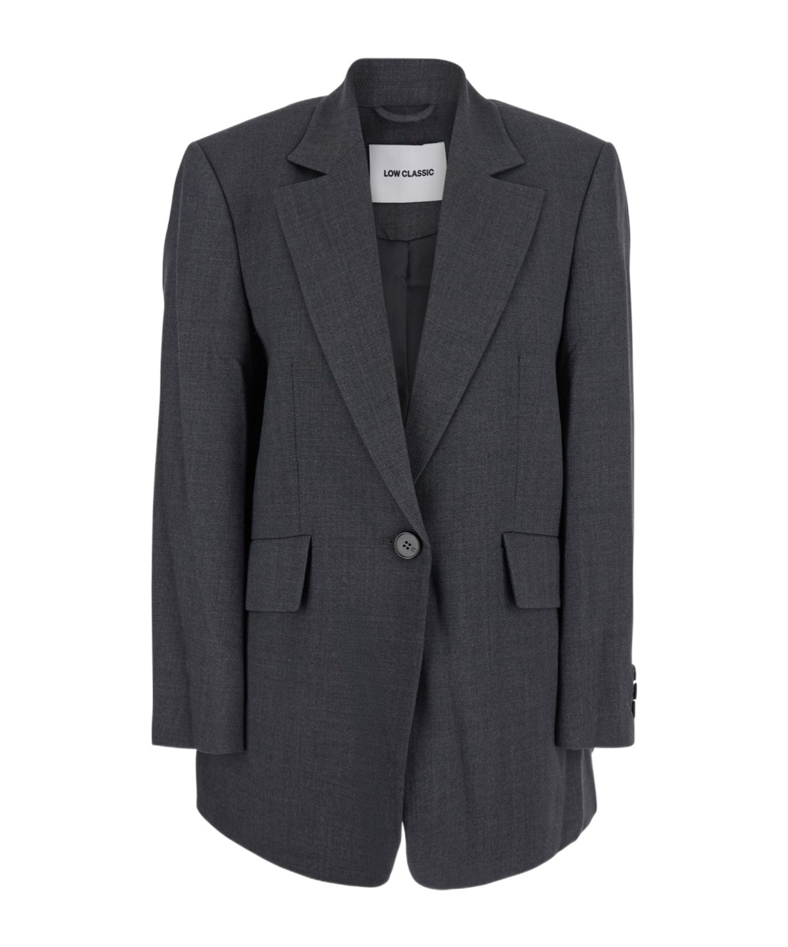 Low Classic Oversized Classic Blazer In Gray