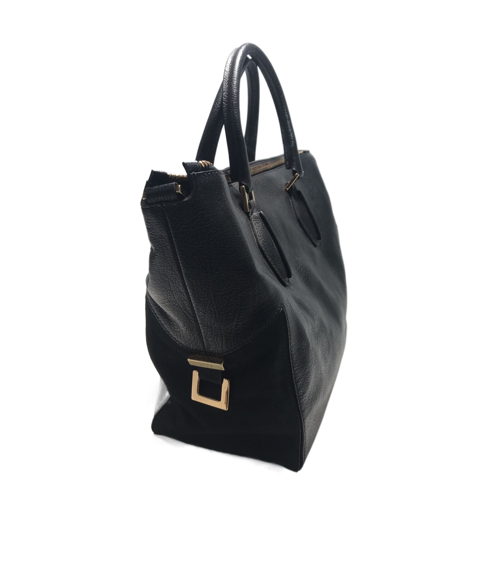 TOD'S ZIPPERED SHOULDER BAG