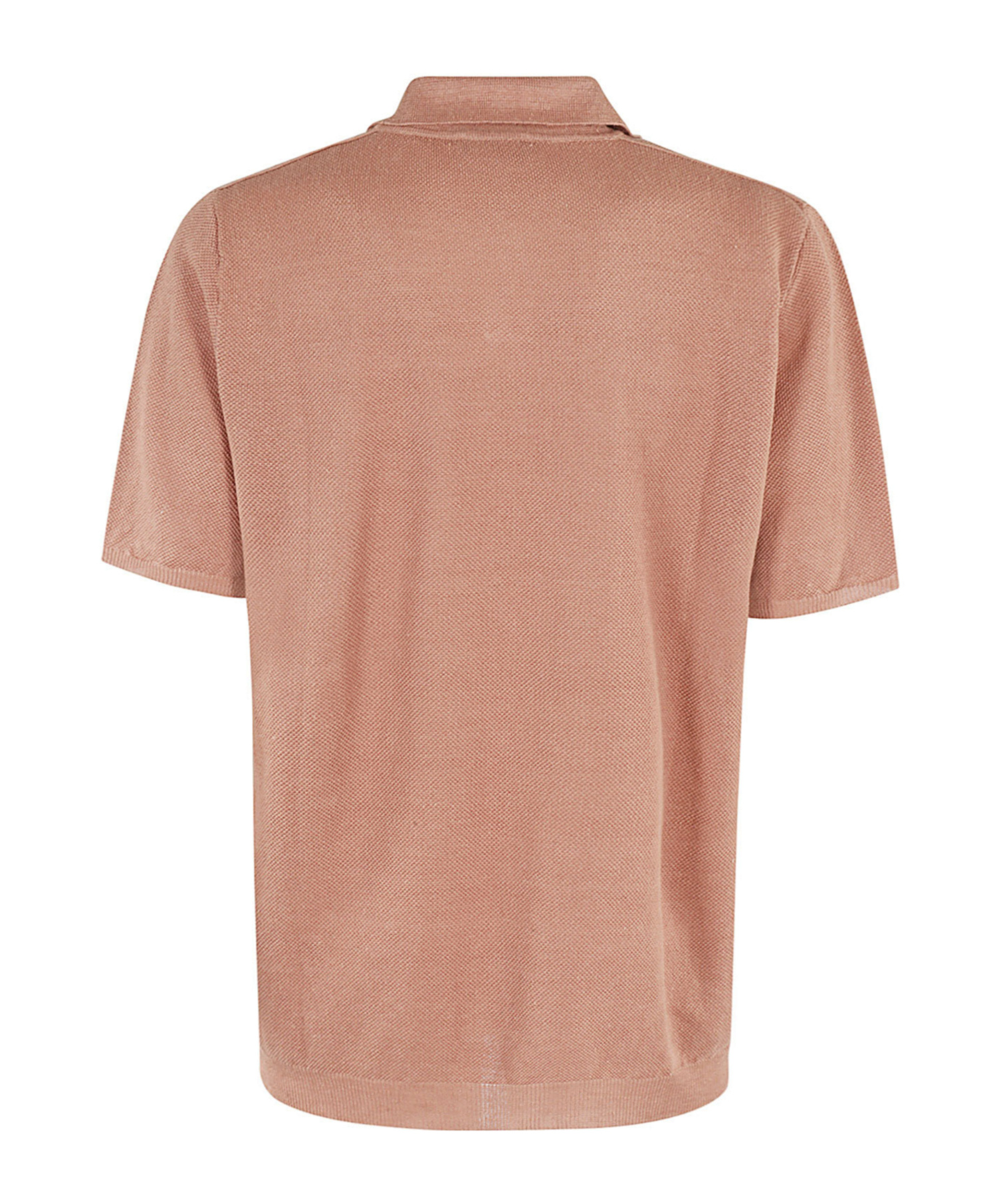 Roberto Collina Short-sleeved Polo Shirt In Brown