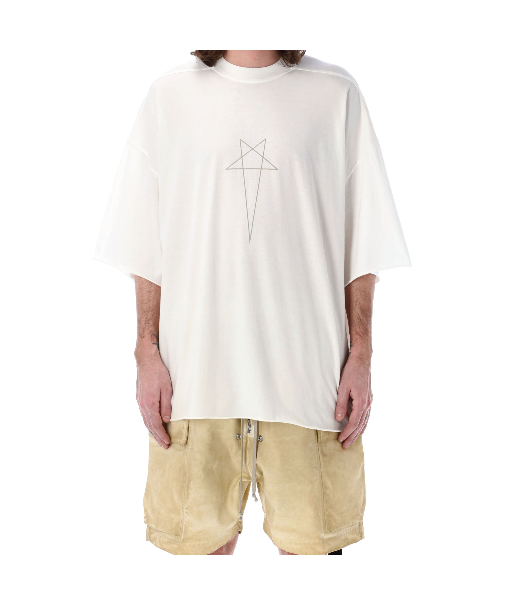 Shop Rick Owens Drkshdw Short-sleeved T-shirt In White