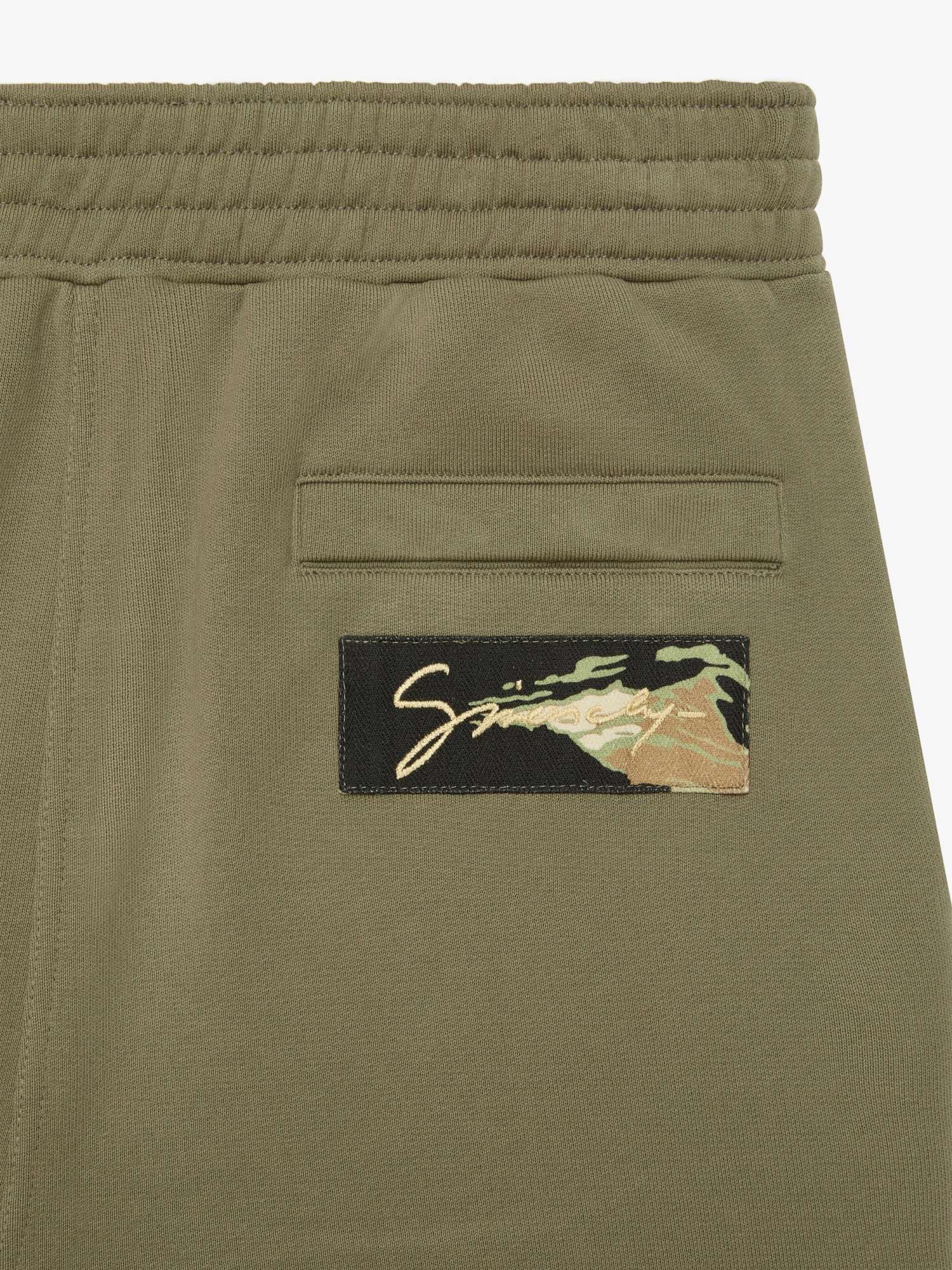 Givenchy Camouflage Patch Wool Jogging Pants In Green