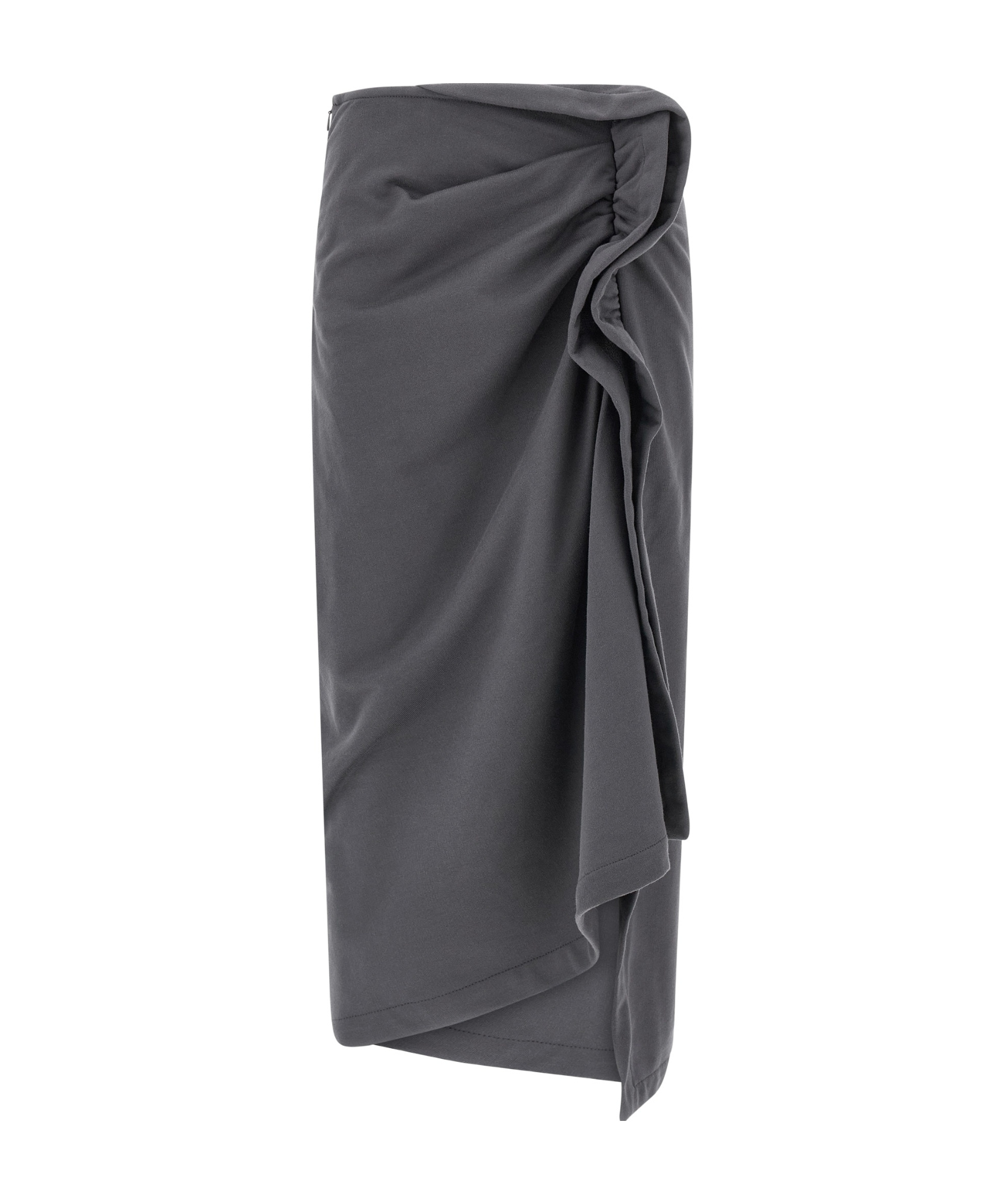 Dries Van Noten Hanam Skirt In Gray