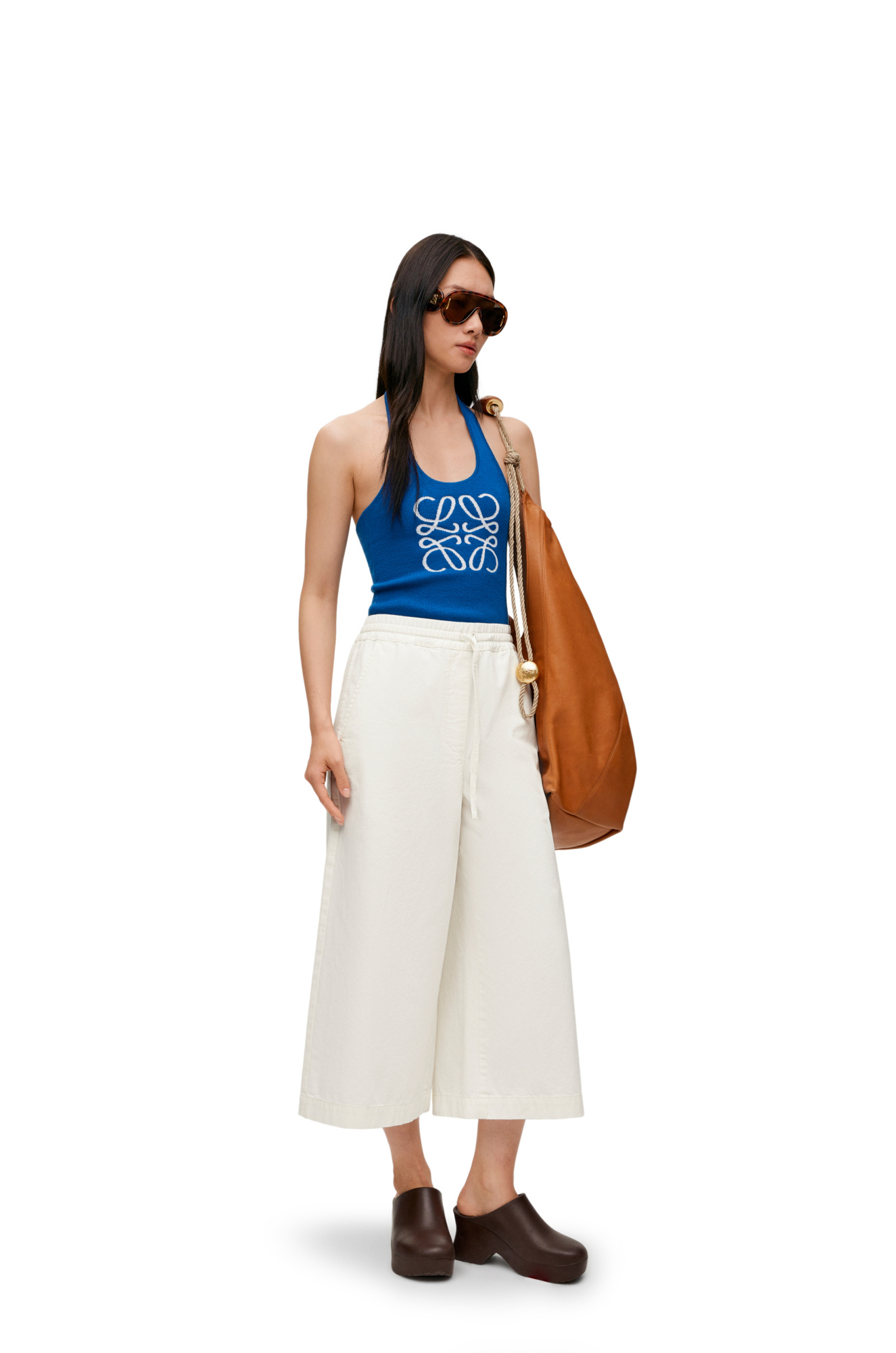 Loewe Neck Top In Blue