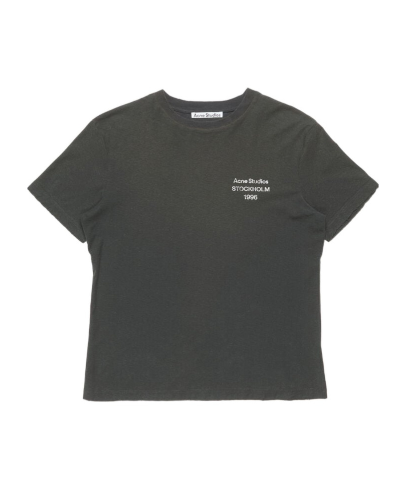 Acne Studios Stockholm Logo T-shirt In Black