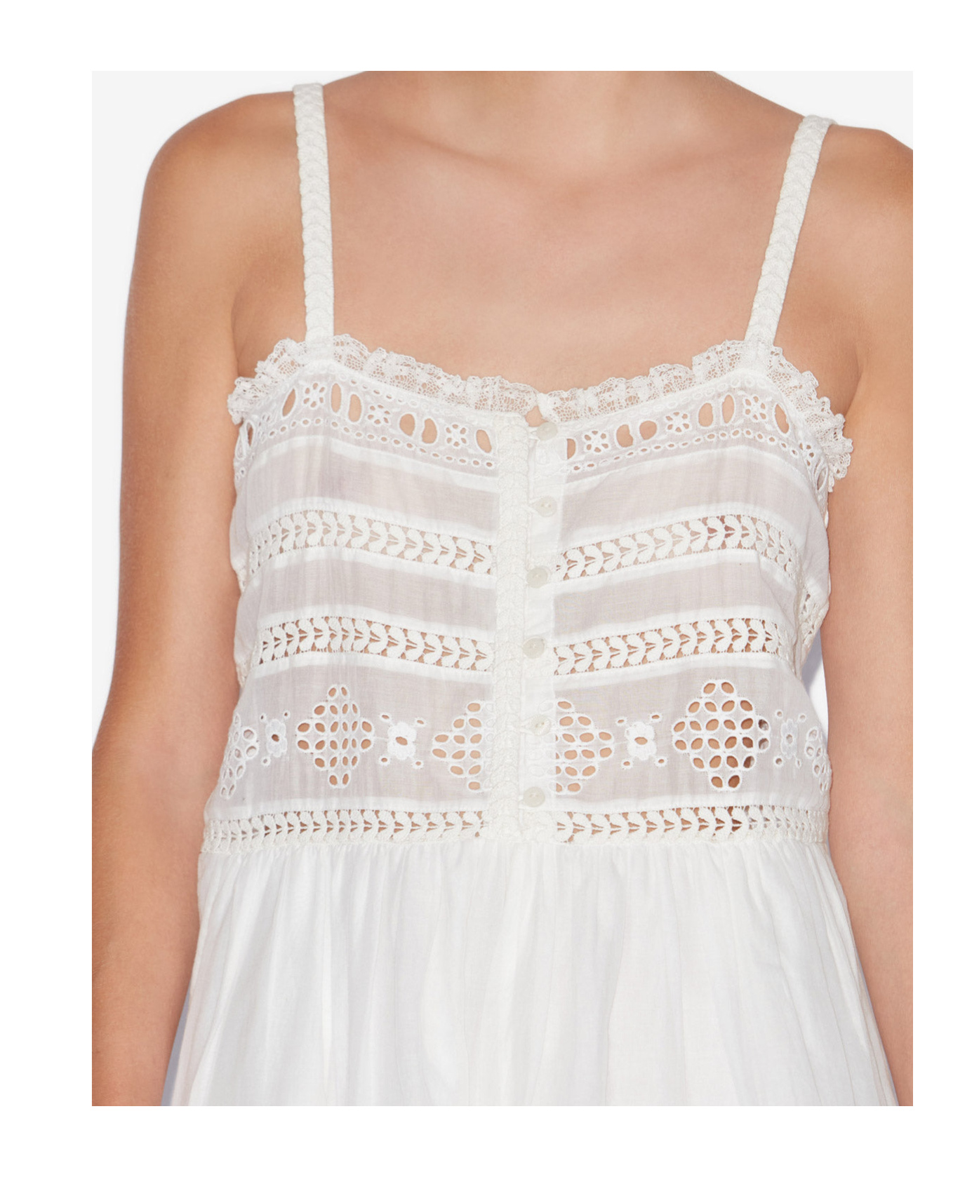 Isabel Marant Étoile Dylan Playsuit In White