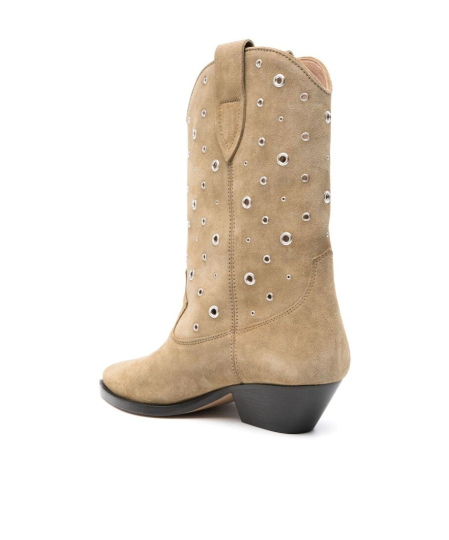 Isabel Marant Duerto 40mm Boots In Nude