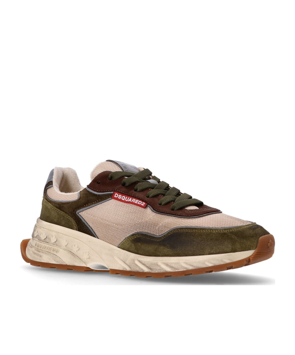 Dsquared2 Laced Sneakers In Nude