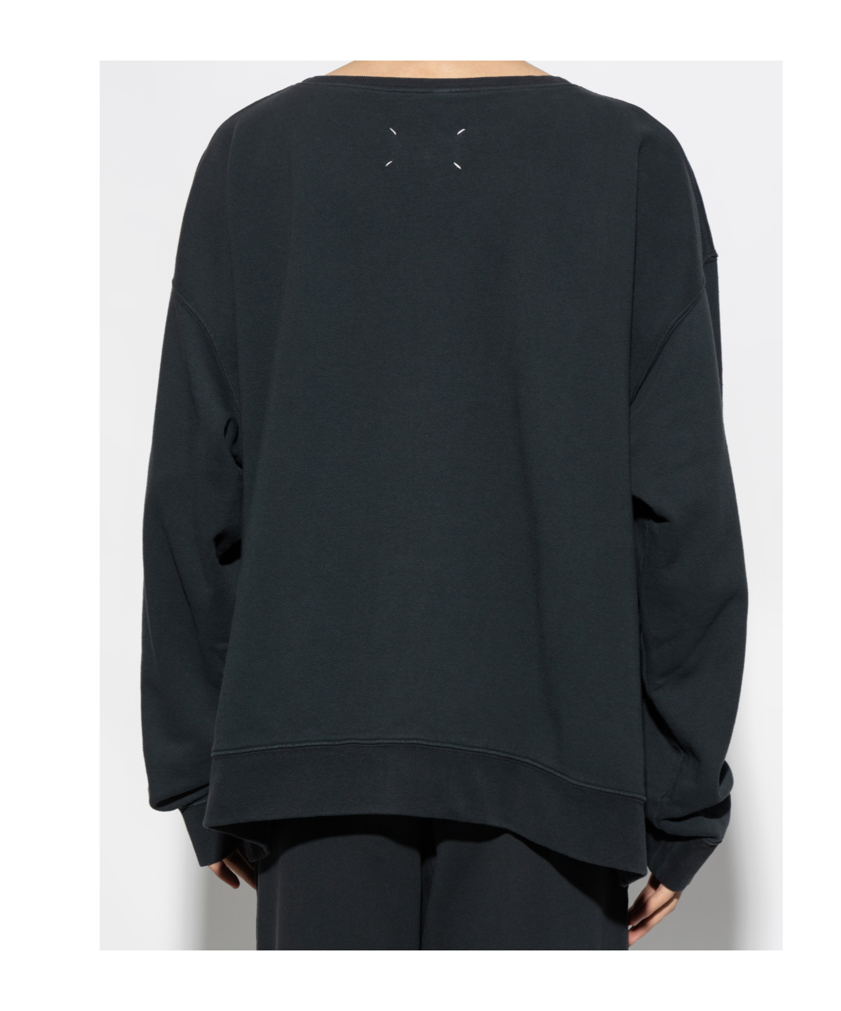 Shop Maison Margiela Long-sleeved Sweater In Black