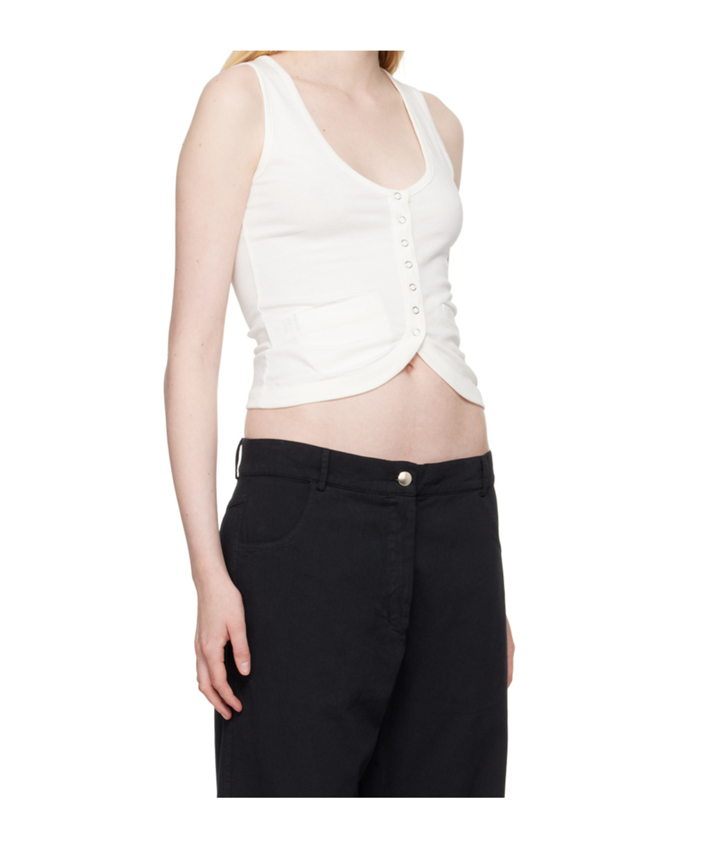Gimaguas White Maelynn Tank Top In White