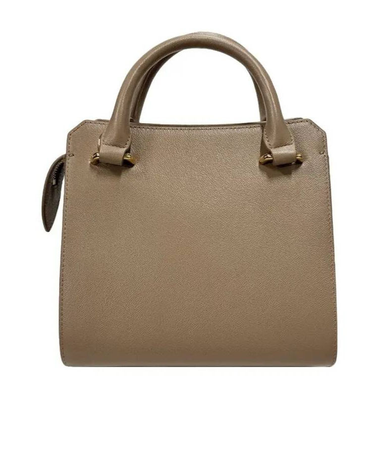 Burberry Double Handle Shoulder Bag In Green