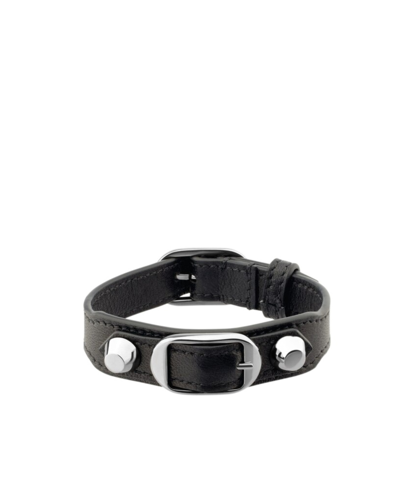 Balenciaga City Bracelet In Black