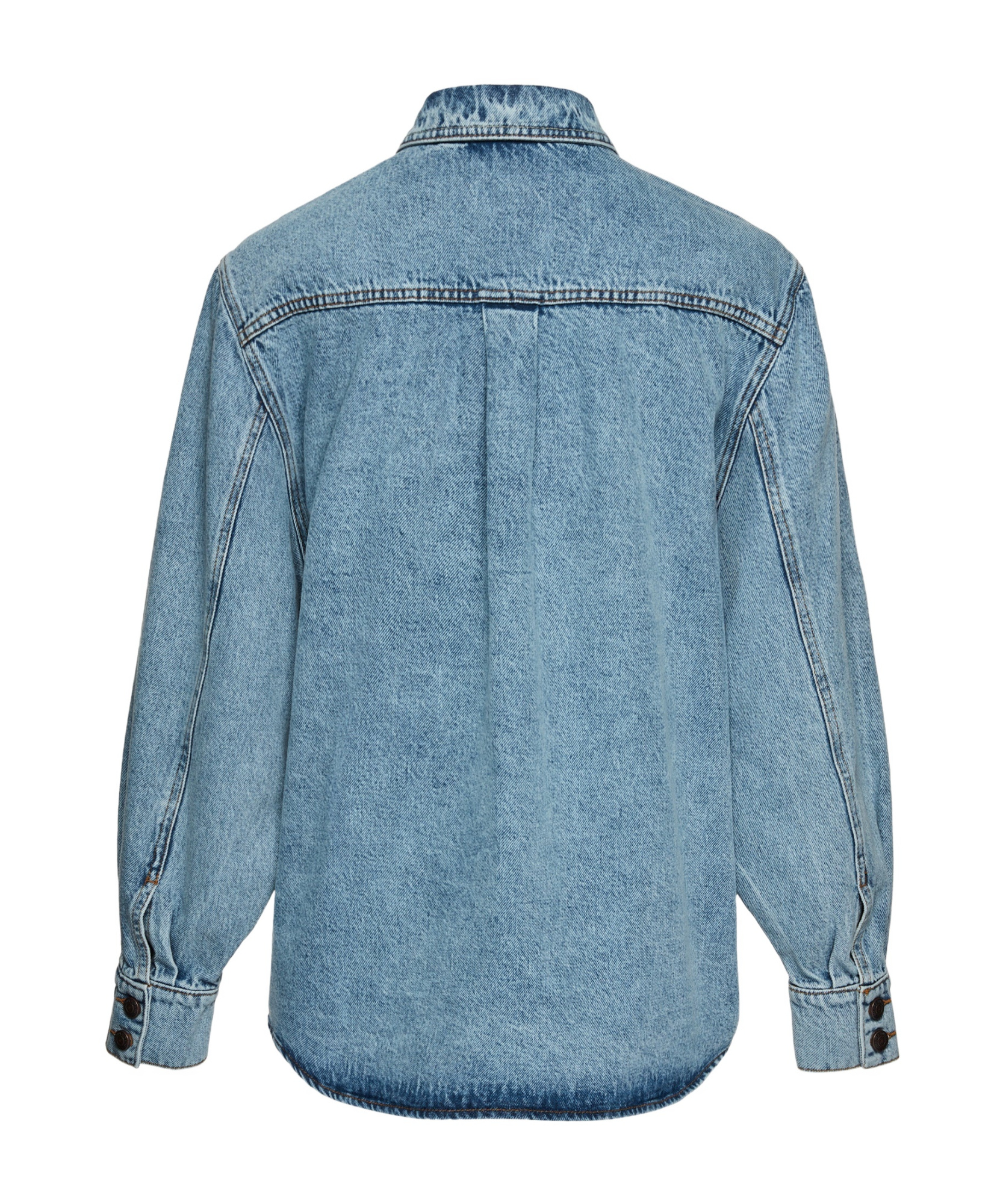 Magda Butrym Classic Denim Shirt In Blue