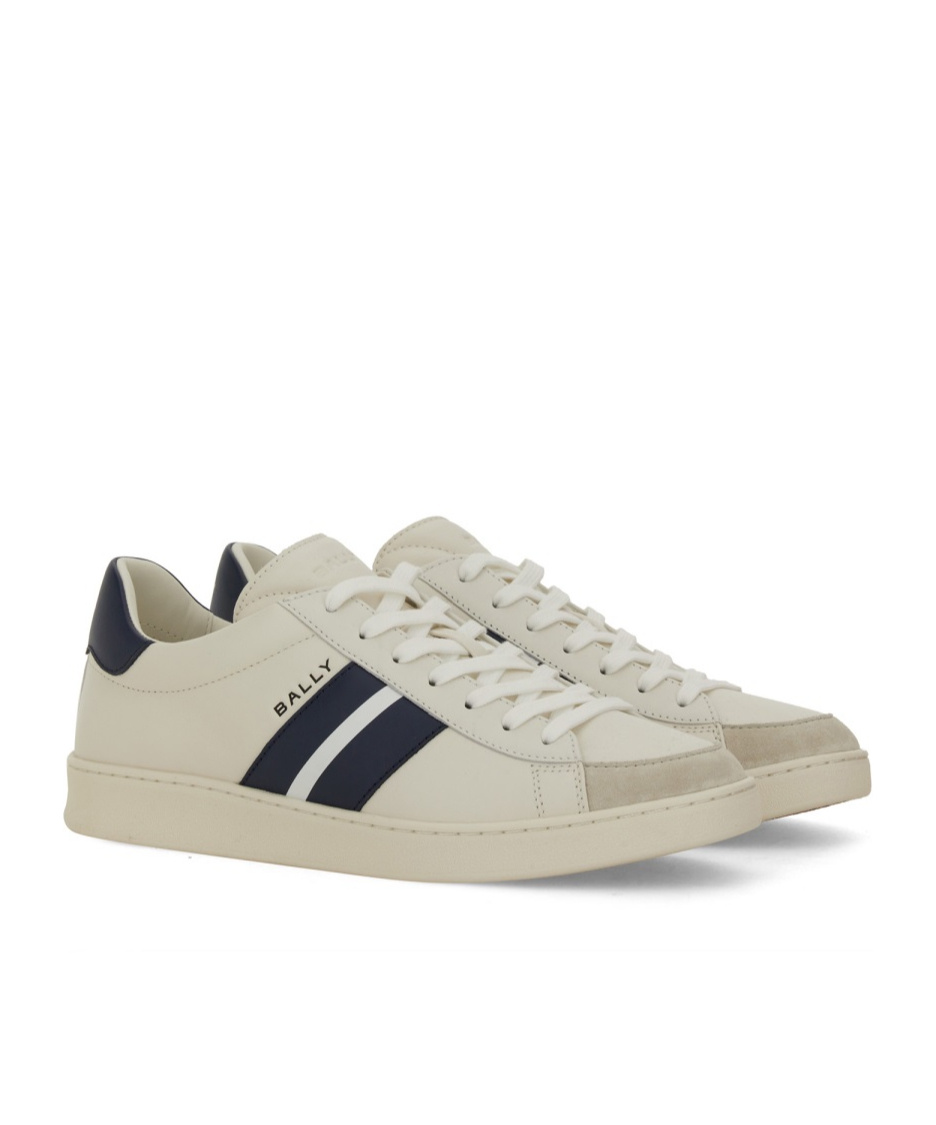 Bally Thiago Low-top Leather Sneakers In Nude