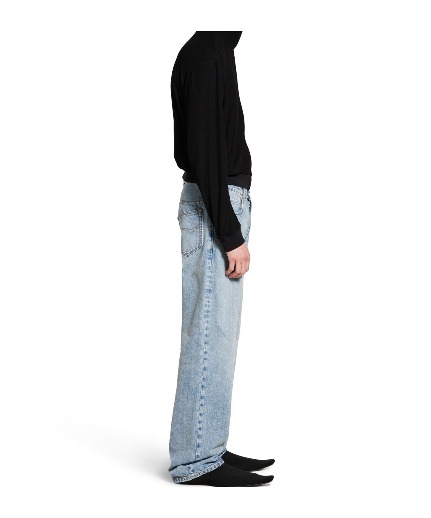 Balenciaga Garde-robe Jeans In Gray