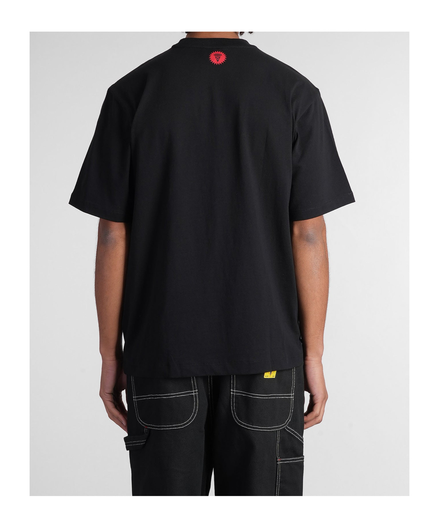 Autry Crew Neck Logo Embroidered T-shirt In Black