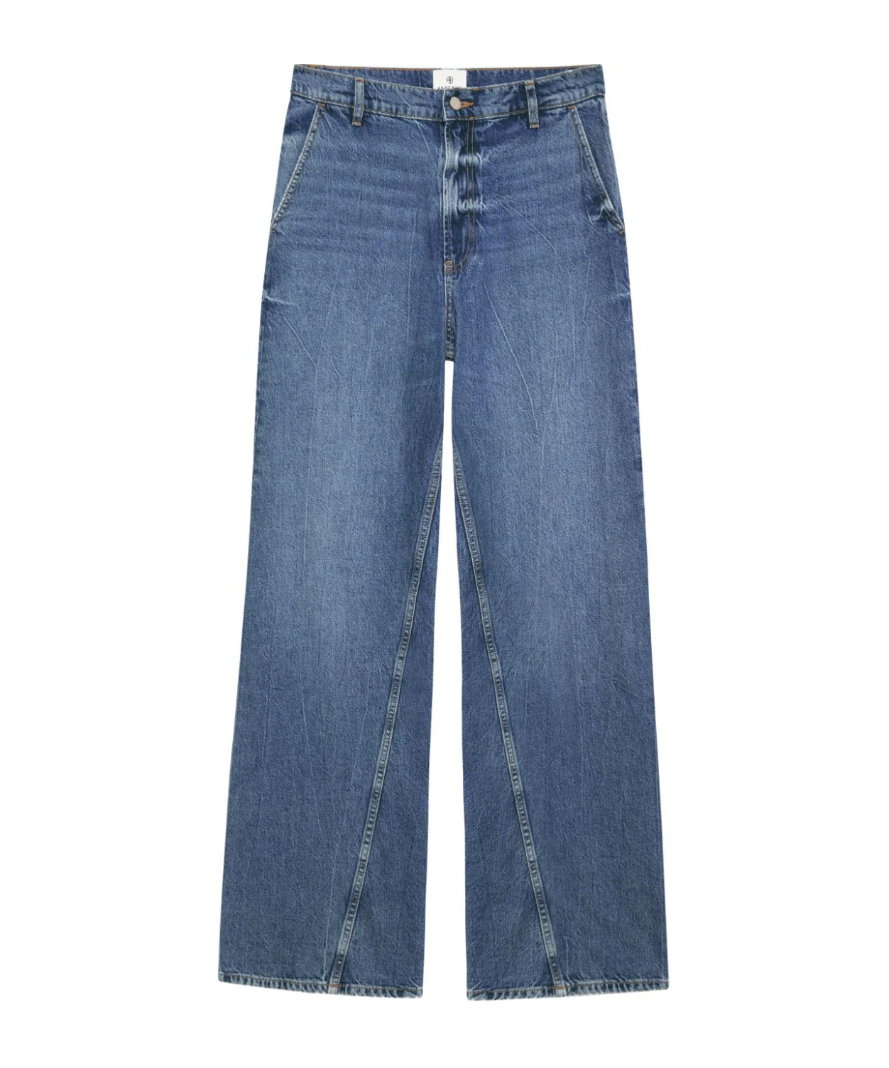 Anine Bing Briley Straight-leg Jeans In Blue