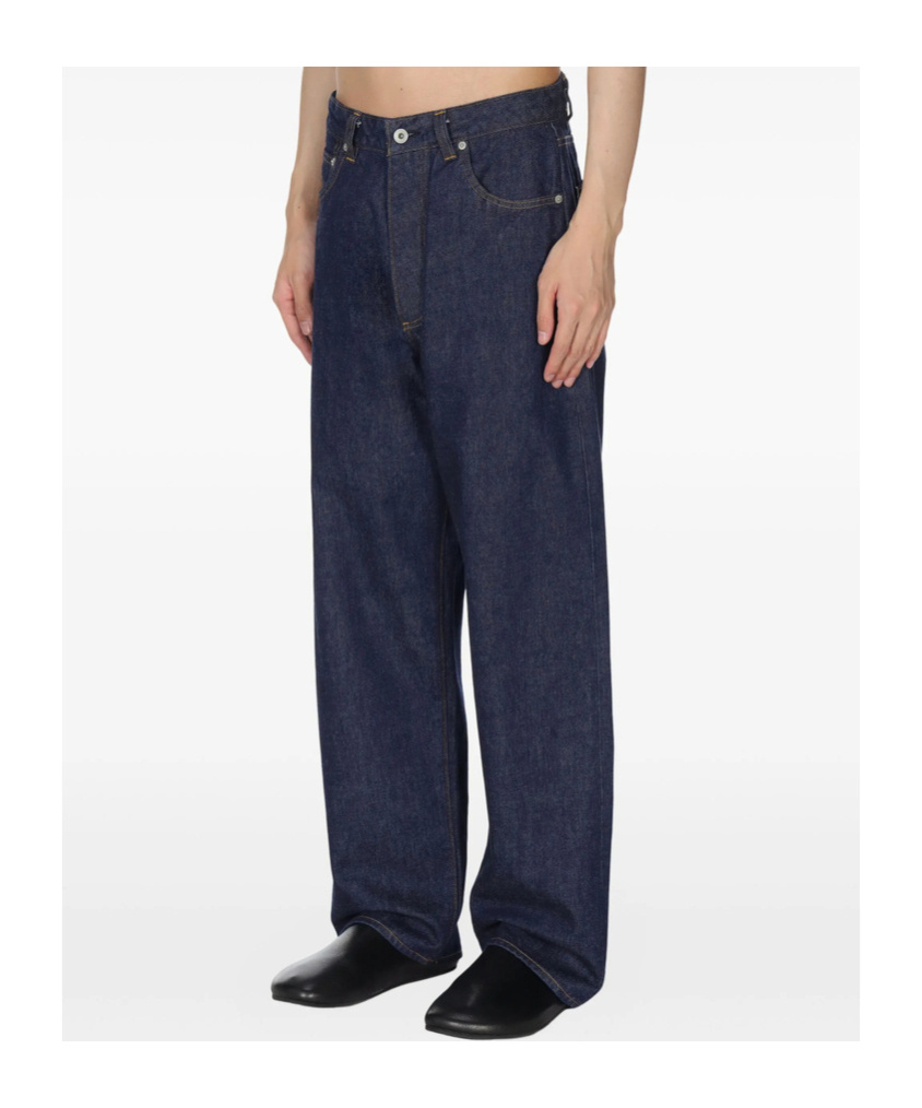 Studio Nicholson Straight-leg Casual Pants In Blue