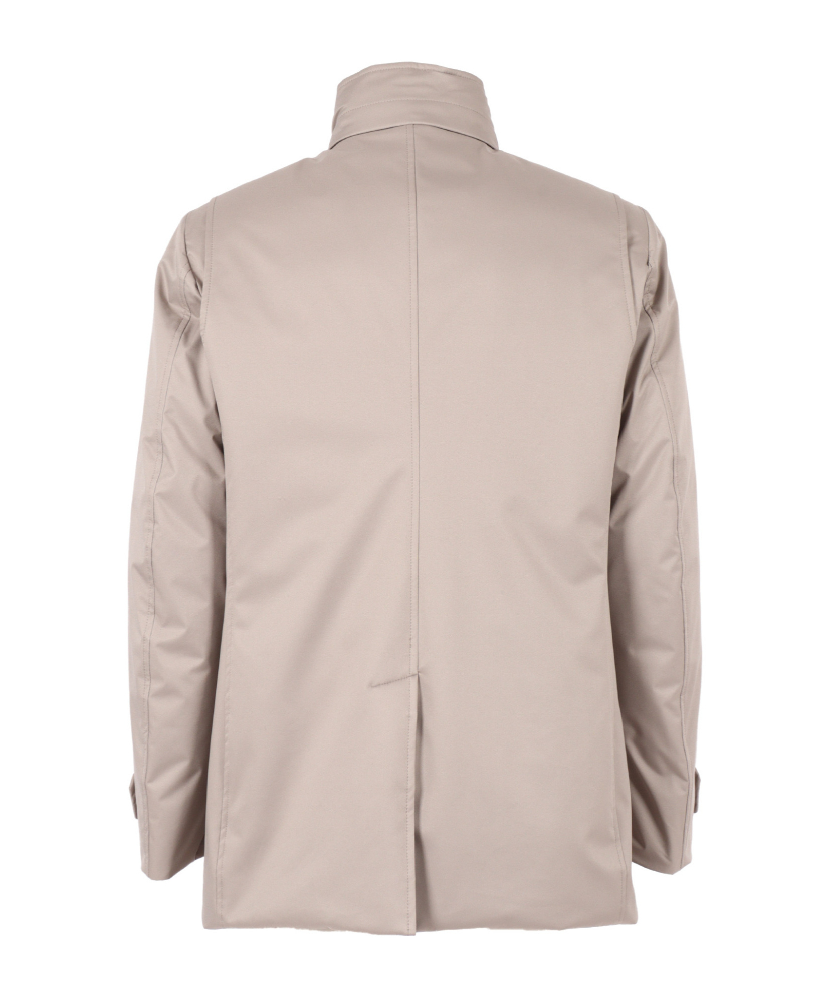Moorer Buttoned Single-breasted Padded Jacket In Neutral