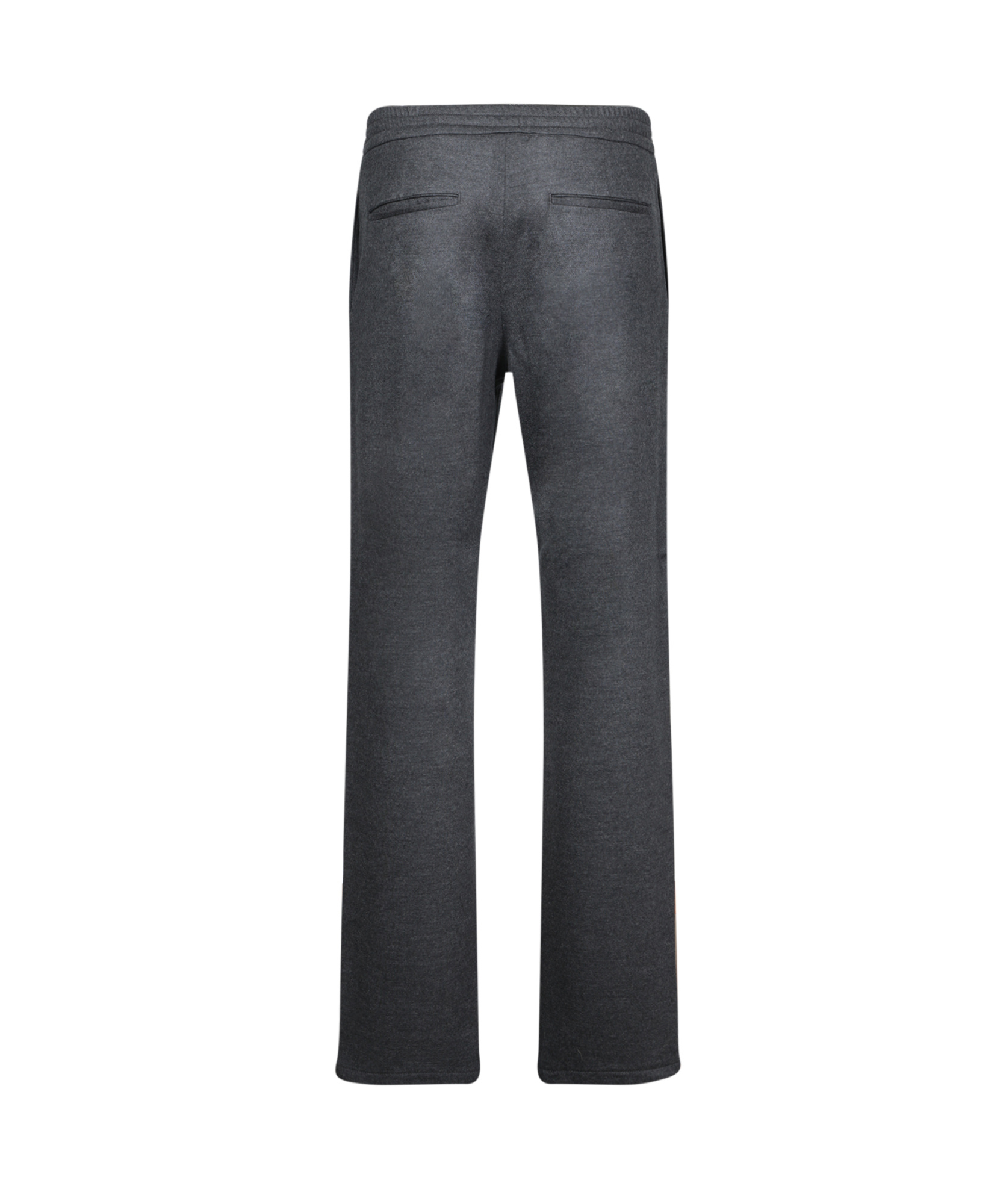 Canali Wool Trousers In Dark Gray
