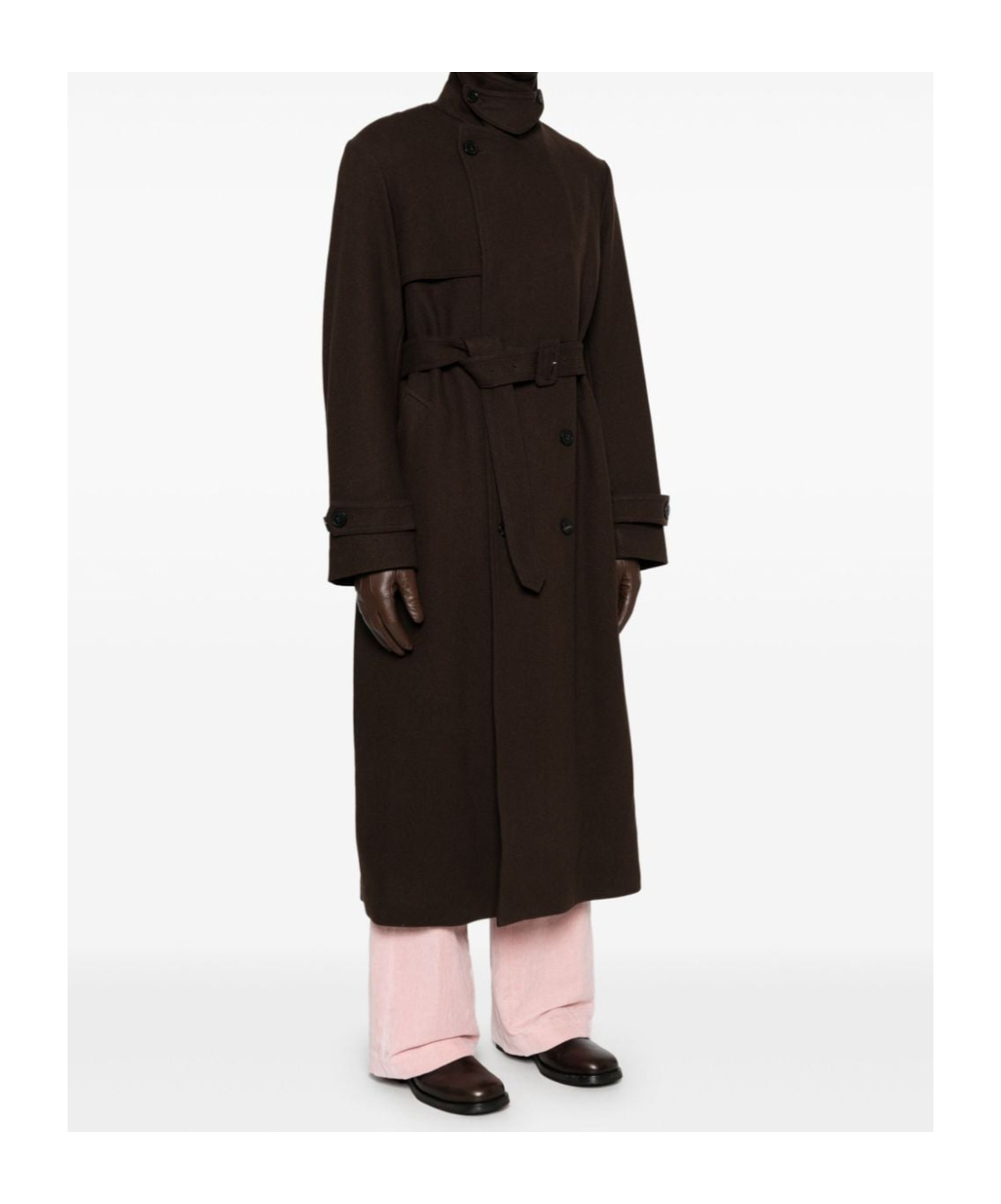 Dries Van Noten Wool Coat In Black