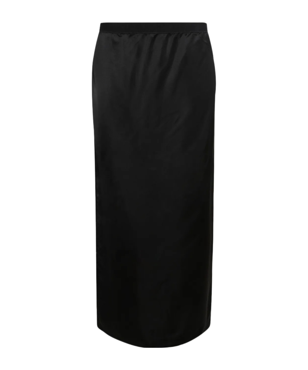 Wardrobe.nyc Satin-finish Midi Skirt