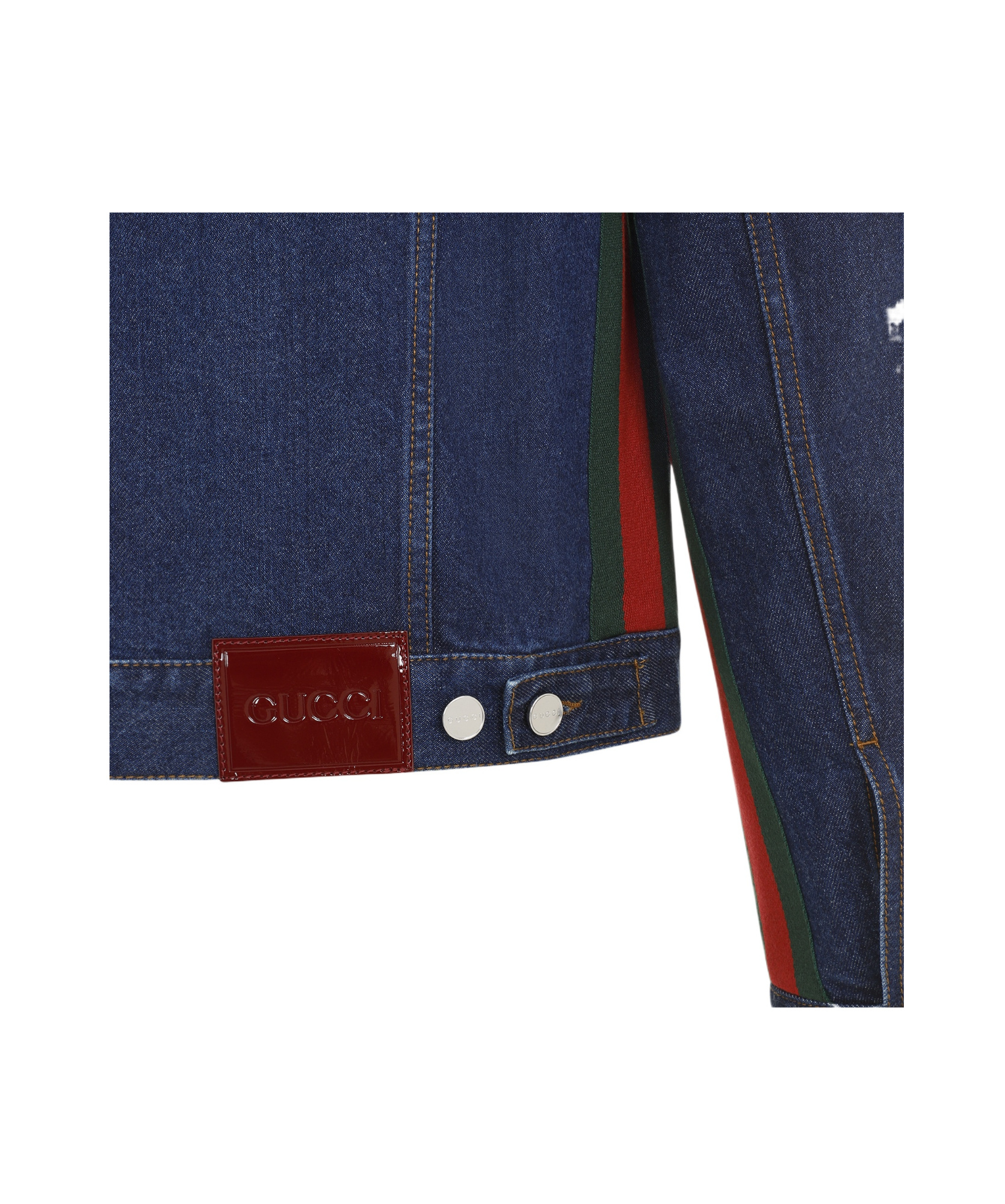 Gucci Denim Jacket Casual Jackets And Parka Blue In Blue