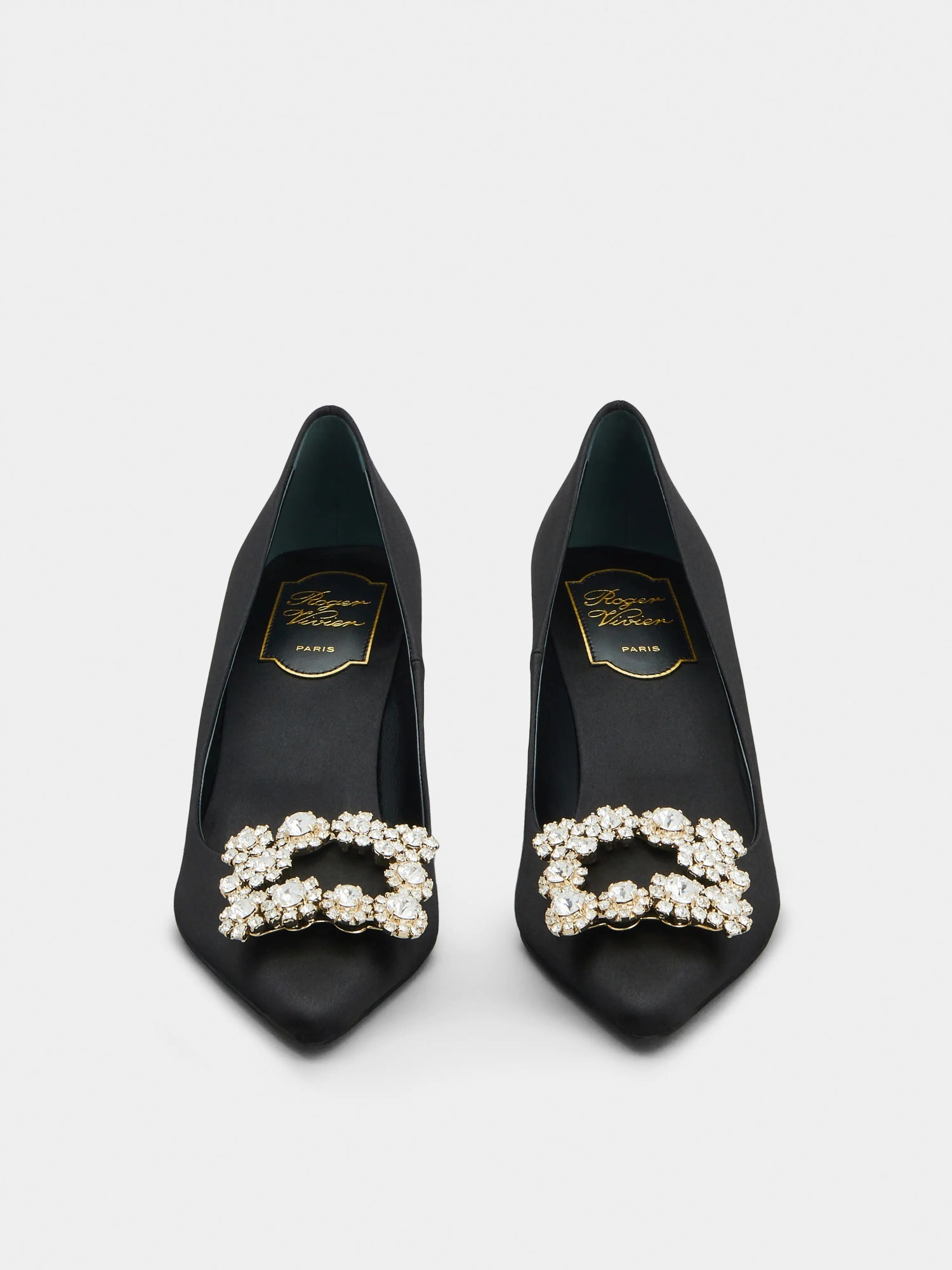 ROGER VIVIER ROGER VIVIER EMBELLISHED POINTED TOE PUMPS