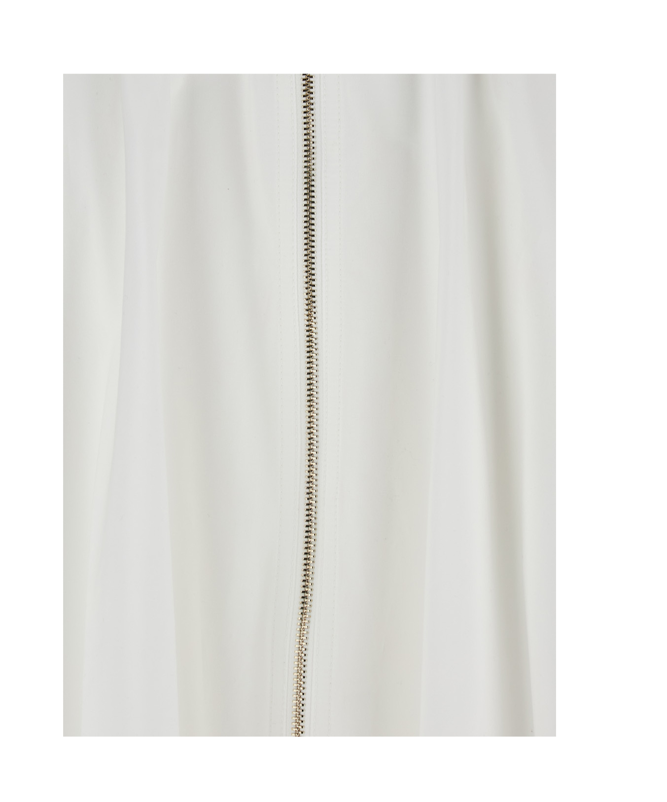 Semicouture Popeline Skirt In White