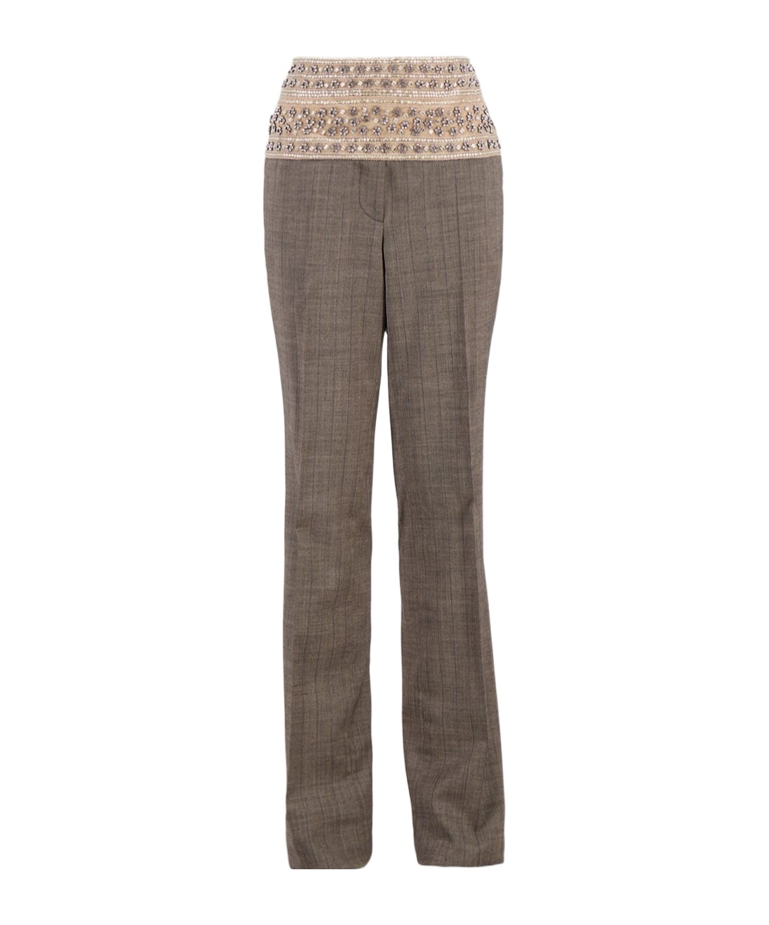 Stella Mccartney Patterned Casual Pants In Green